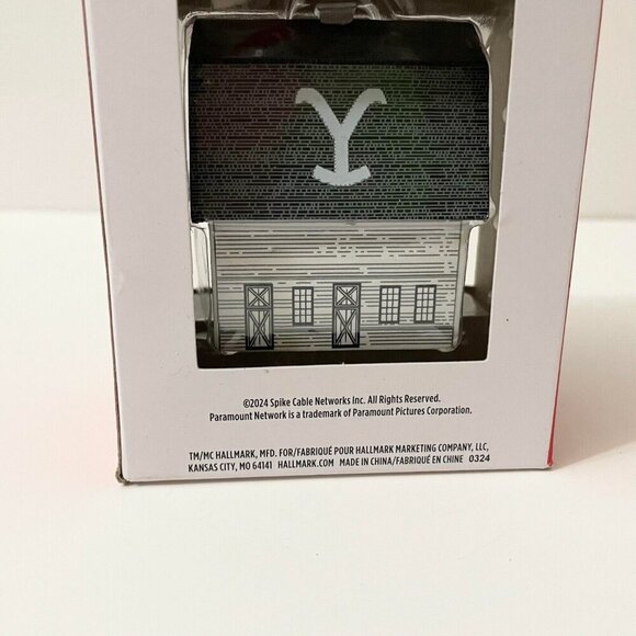 Hallmark TV Series Yellowstone Dutton Ranch Christmas Ornament Damaged Box - Picture 10 of 16